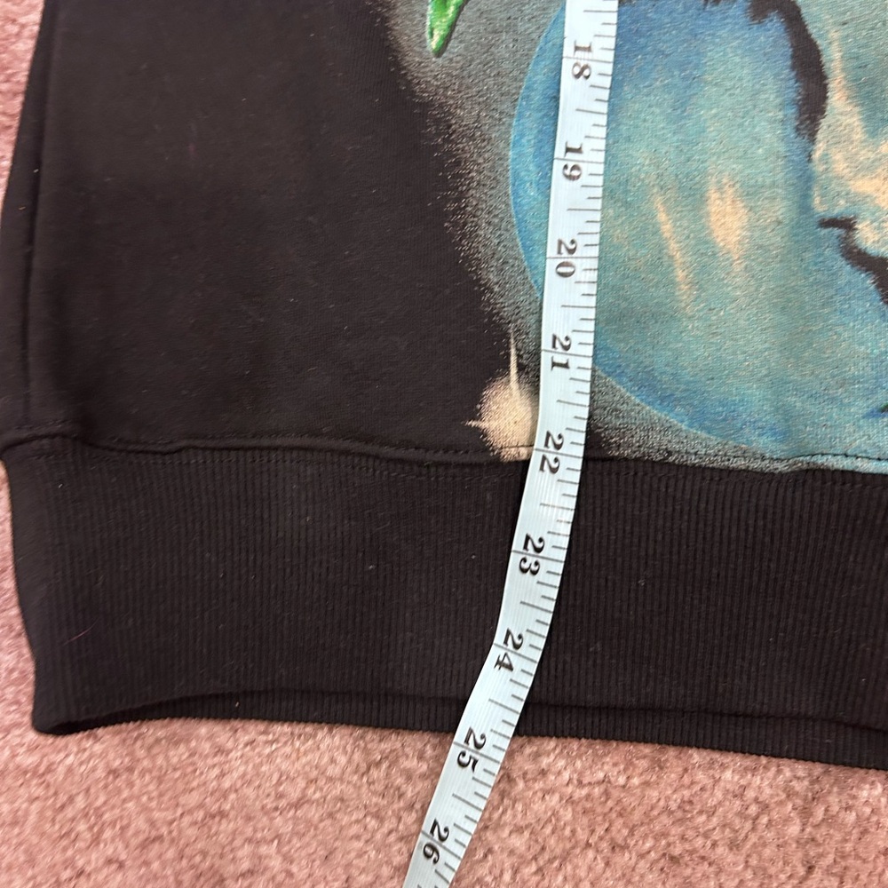 Amiri black Mermaid Crewneck Sweatshirt Size small - Picture 6 of 6